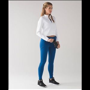 Lululemon blue tights size 6